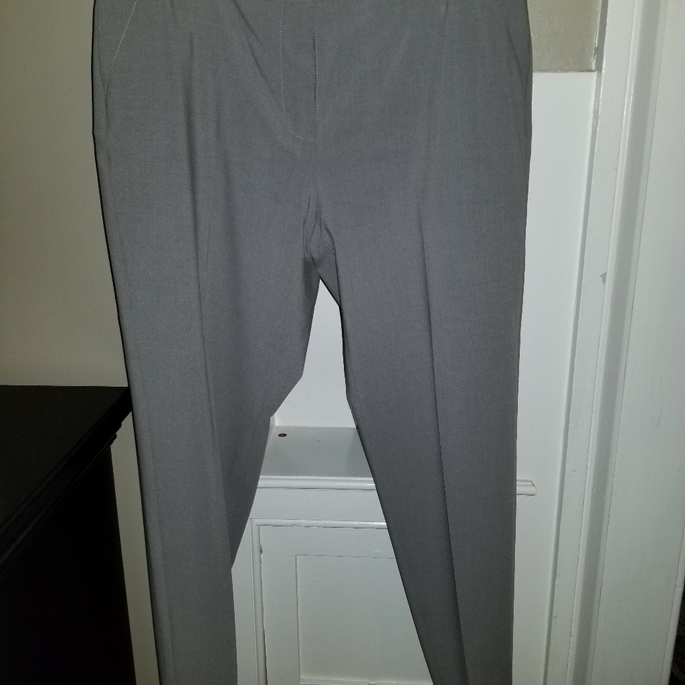 Calvin Klein tapered leg gray pants